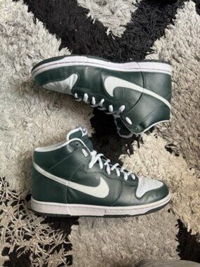 2004 Nike Dunk High Pro SB Ghost Deep Olive Sz 13
